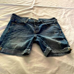 Abercrombie and Fitch midi denim shorts 2 28